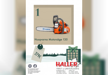 Türchen 1. Husqvarna Motorsäge 135