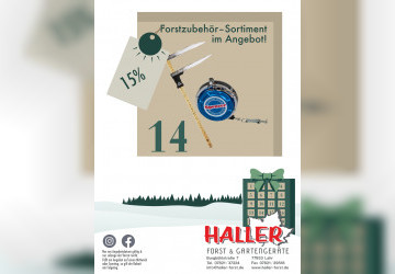 Türchen 14. Forstzubehör Sortiment