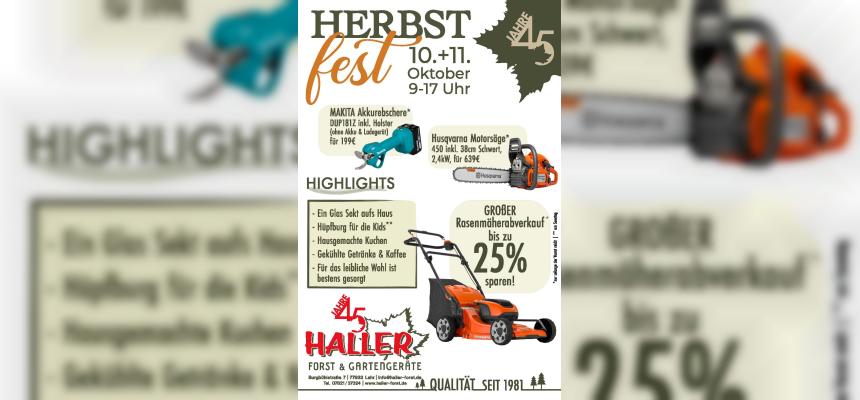 Flyer Herbstfest 2026